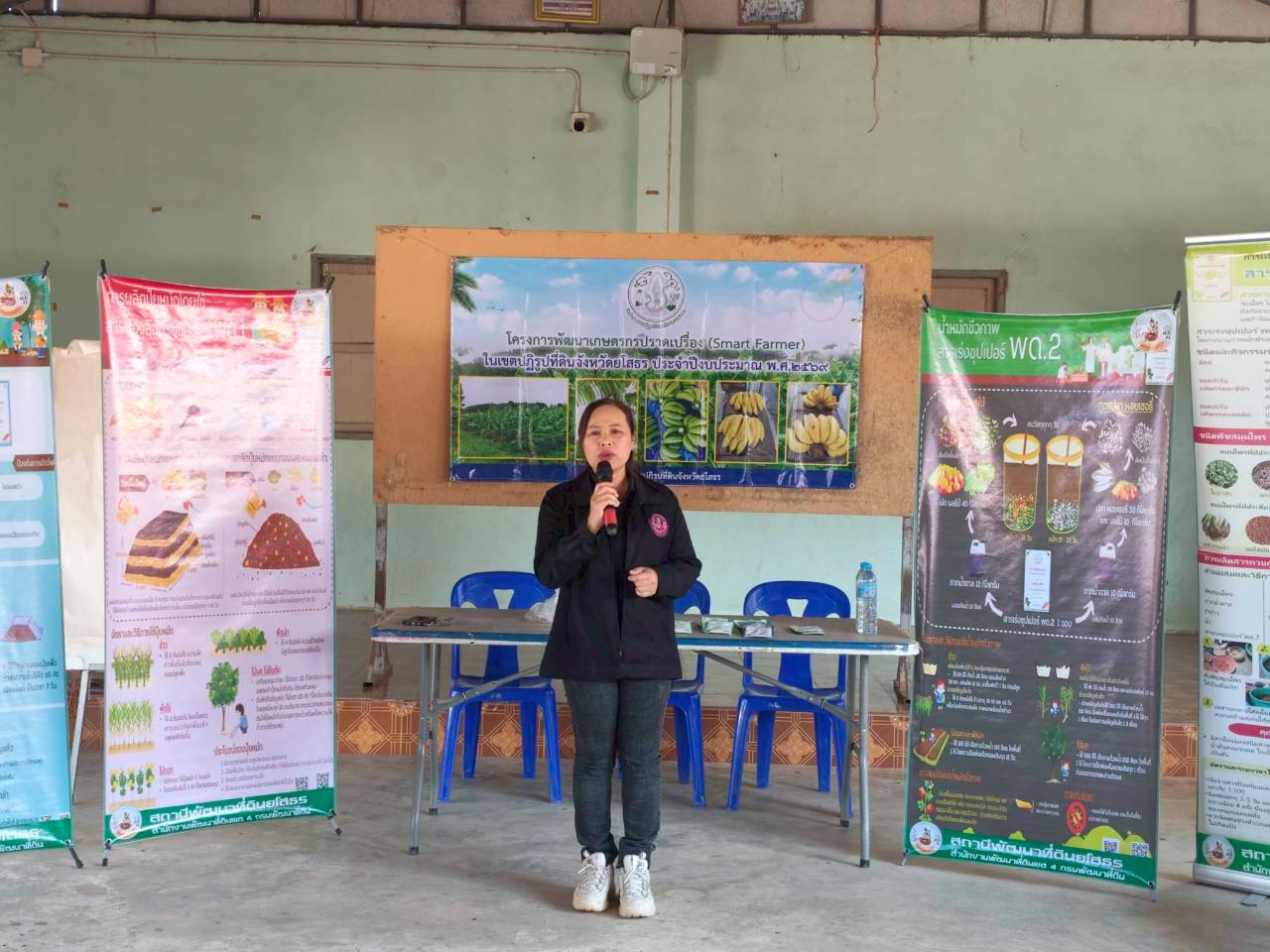 title - ส.ป.ก.ยโสธร จัดฝึกอบรมโครงการพัฒนาเกษตรกรปราดเปรื่อง (Smart Farmer)   ในเขตปฏิรูปที่ดินจังหวัดยโสธร ประจำปีงบประมาณ พ.ศ. 2569 หลักสูตร ที่ 4 การผลิตปุ๋ยอินทรีย์สำหรับกล้วยหอมทอง